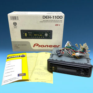 Vintage Y2K Pioneer DEH-1100 Car Stereo CD Player AM/FM SuperTuner Box Paperwork